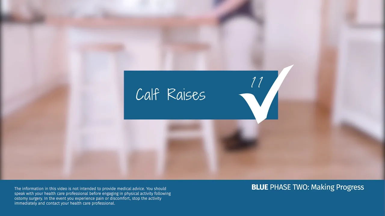 Blå boks med hvit tekst