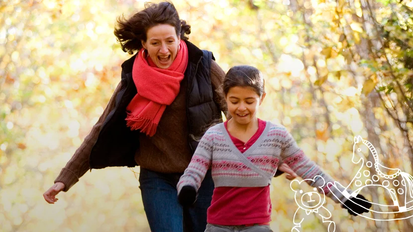 男性を運ぶ女性