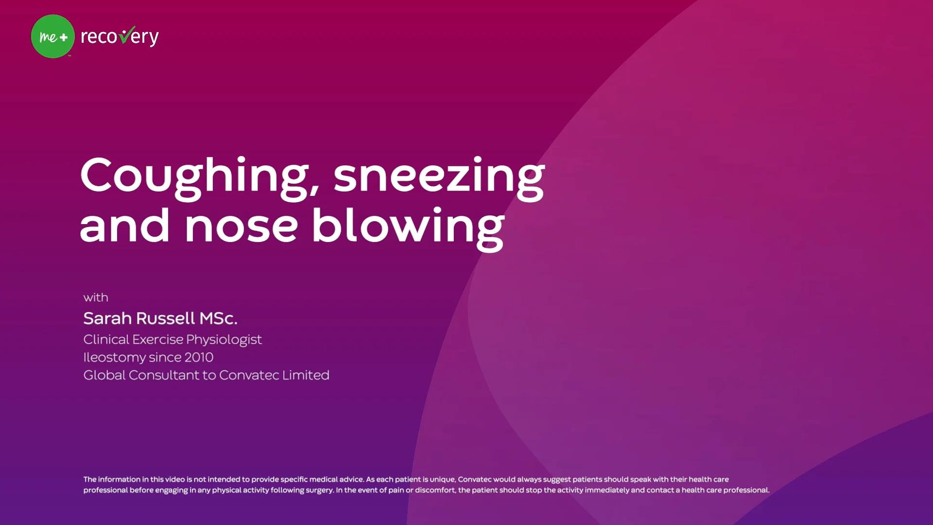 A video about Deep Core Muscle Engagement to Protect Abdomen and Stoma During Coughing, Sneezing, and Nose Blow