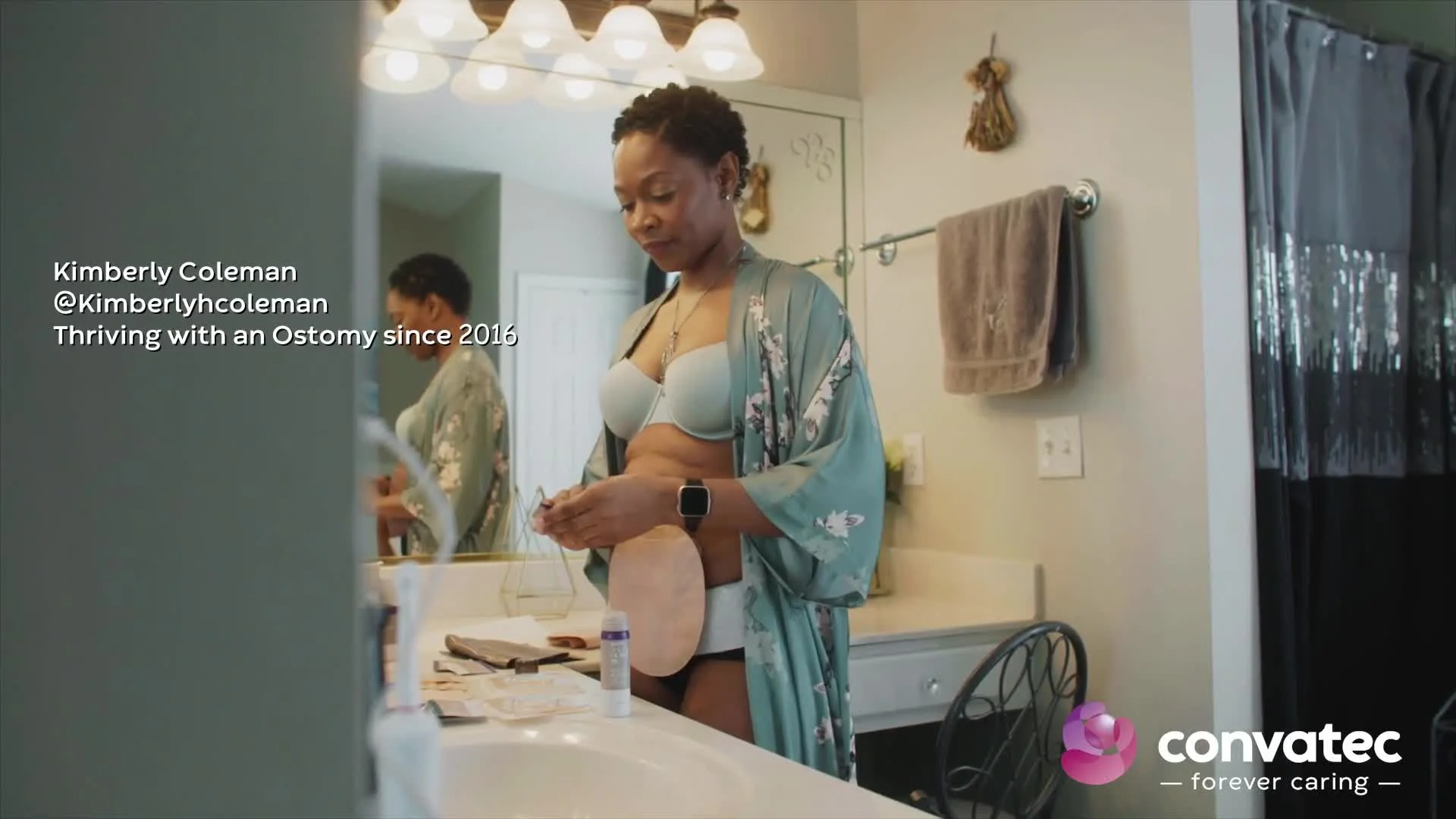 uma gama de produtos de ostomia