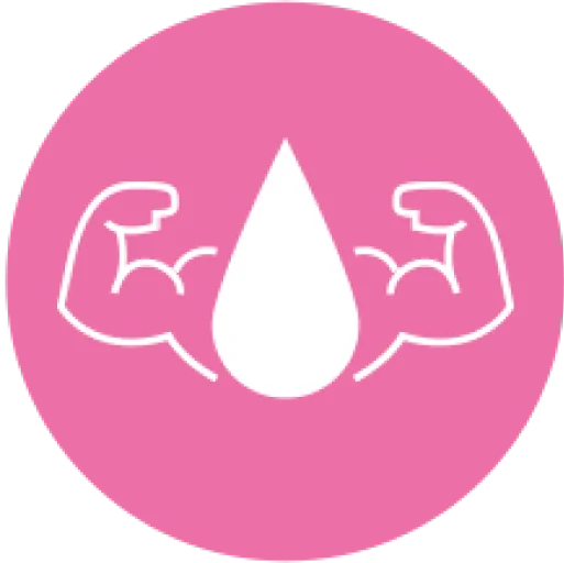 Icon, das Absorption visualisiert